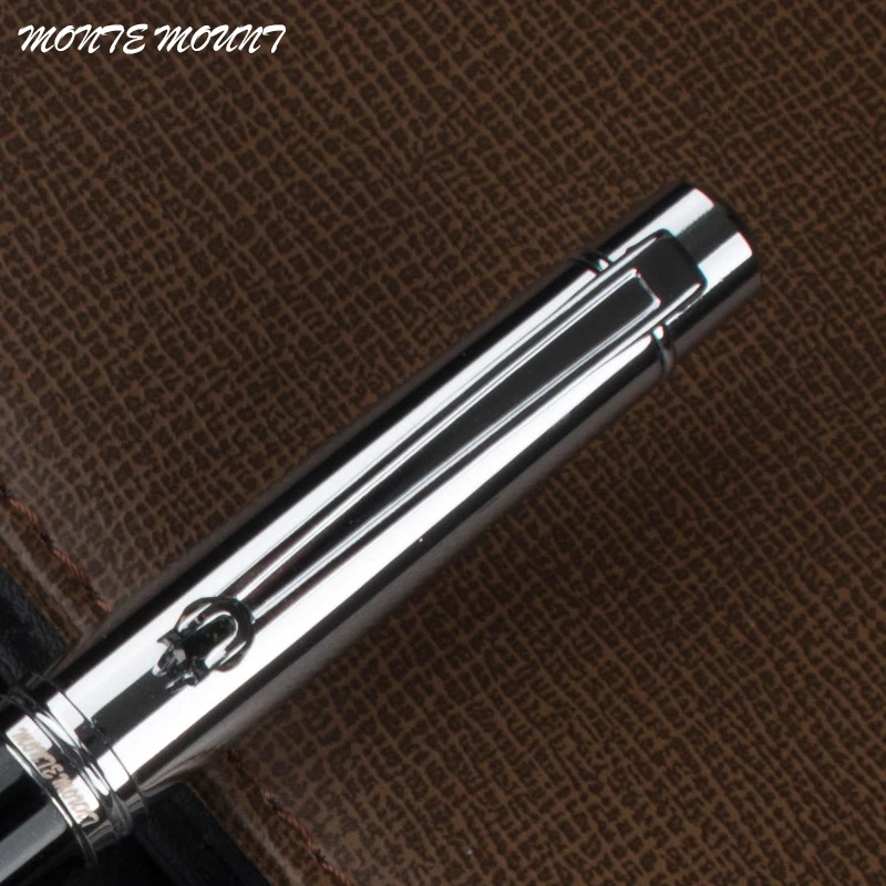 Классический офисный аксессуар металлическая шариковая ручка вращающаяся