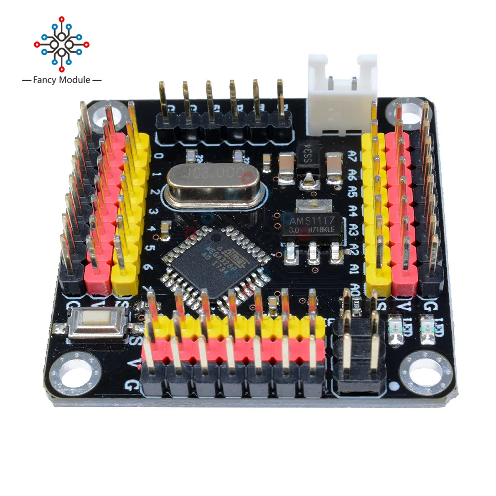 Pro Mini Atmega328 3,3 В 8 МГц модуль платы для Arduino Mini 328 ATMEGA328P микроконтроллер Замена ATMEGA128 с 14 контактами