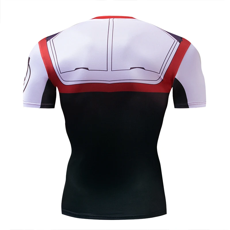 Avengers Endgame Quantum Realm Battle Suit Cosplay Costume T-shirt Tee Top Unisex Tracksuit Tops 4 Movie T Shirt 2019 | Мужская одежда