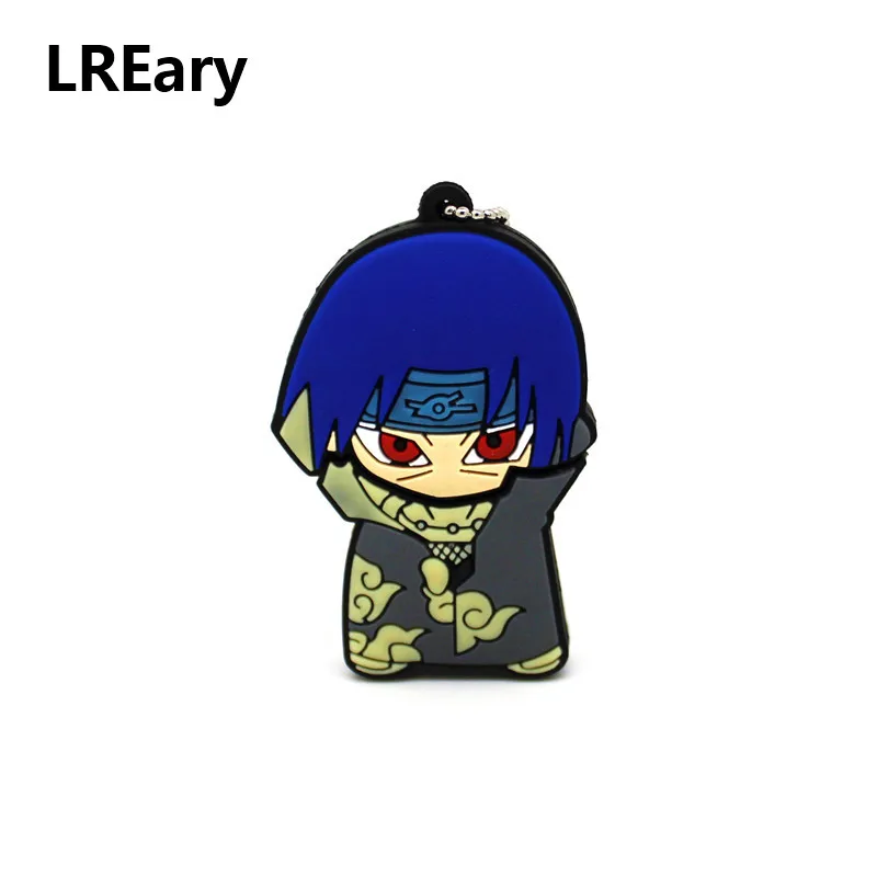 Uchiha Itachi Naruto Rock Lee gaara Sasuke Jiraya Orojumaru pendrive, 4 ГБ, 8 ГБ, 16 ГБ, 32 ГБ, usb 2,0, флешка, карта памяти, 64 ГБ, накопитель - Цвет: Uchiha Itachi