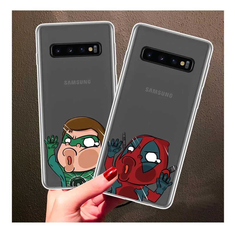 Силиконовый чехол для телефона Samsung Galaxy S10 S9 S8 S7 S6 Plus Lite edge мягкий задней панели с