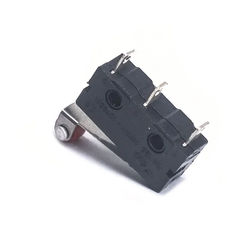 10 pcs/lot KW11 Pulley 3 Pin 250V 5A Metal Micro Switch Bouton Poussoir Interrupteur Push Button | Строительство и ремонт