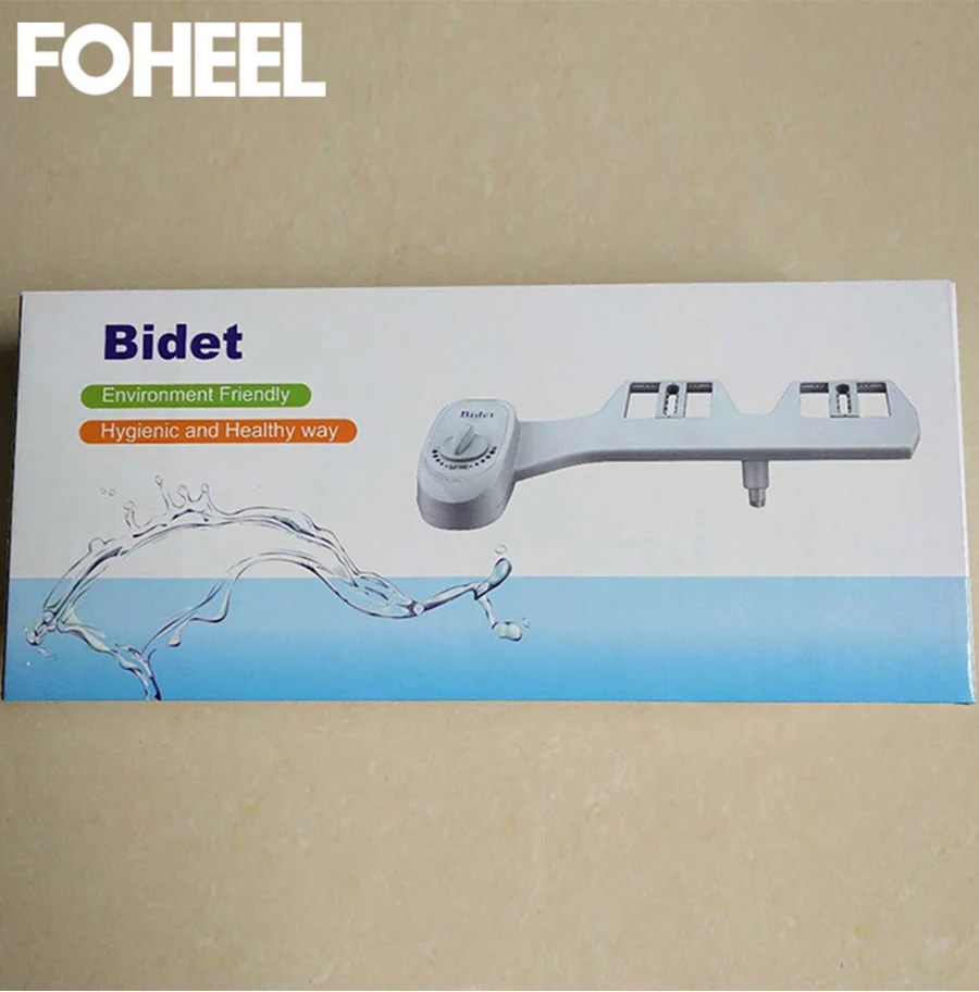 FOHEEL холодная вода неэлектрическое сиденье для унитаза Биде Ванная комната сиденье для унитаза биде опрыскиватель анальный двойной гинекологическое моющее биде