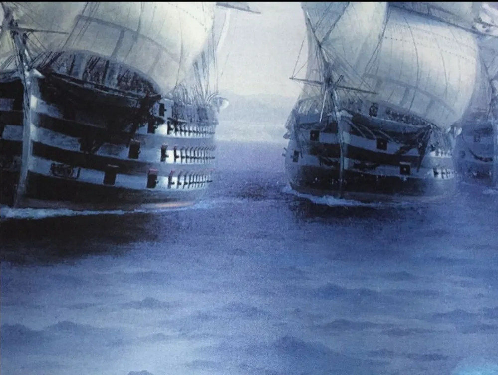 Сделай Сам рамка Айвазовского черного морского флота картина стиль ткань шелк