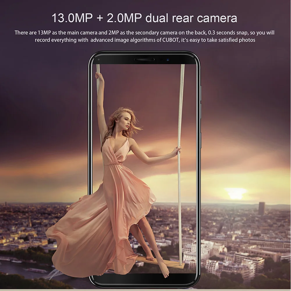 Cubot J3 PRO мобильного телефона Android GO 5 &quotMT6739 Quad core 1 ГГц ГБ + 16 13MP 2MP сзади камеры 2800 мАч