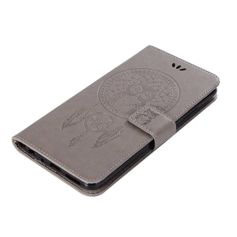 Чехол с милой совой для Huawei Y5 Y6 2017 2018 Y7 Pro Y9 2019 флип кошелек чехол книжка Y3 II 2