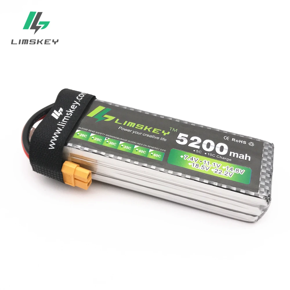 Аккумулятор Limskey Lipo 3S 11 1 В 5200 мАч 30C AKKU LiPo аккумулятор для радиоуправляемого