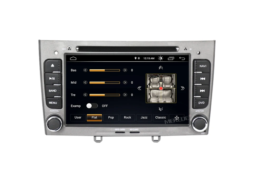 HD 1024x600 Android 8,1 7 дюймов Автомобильный DVD мультимедиа для peugeot 308 408 с wifi радио gps навигация 8G карта