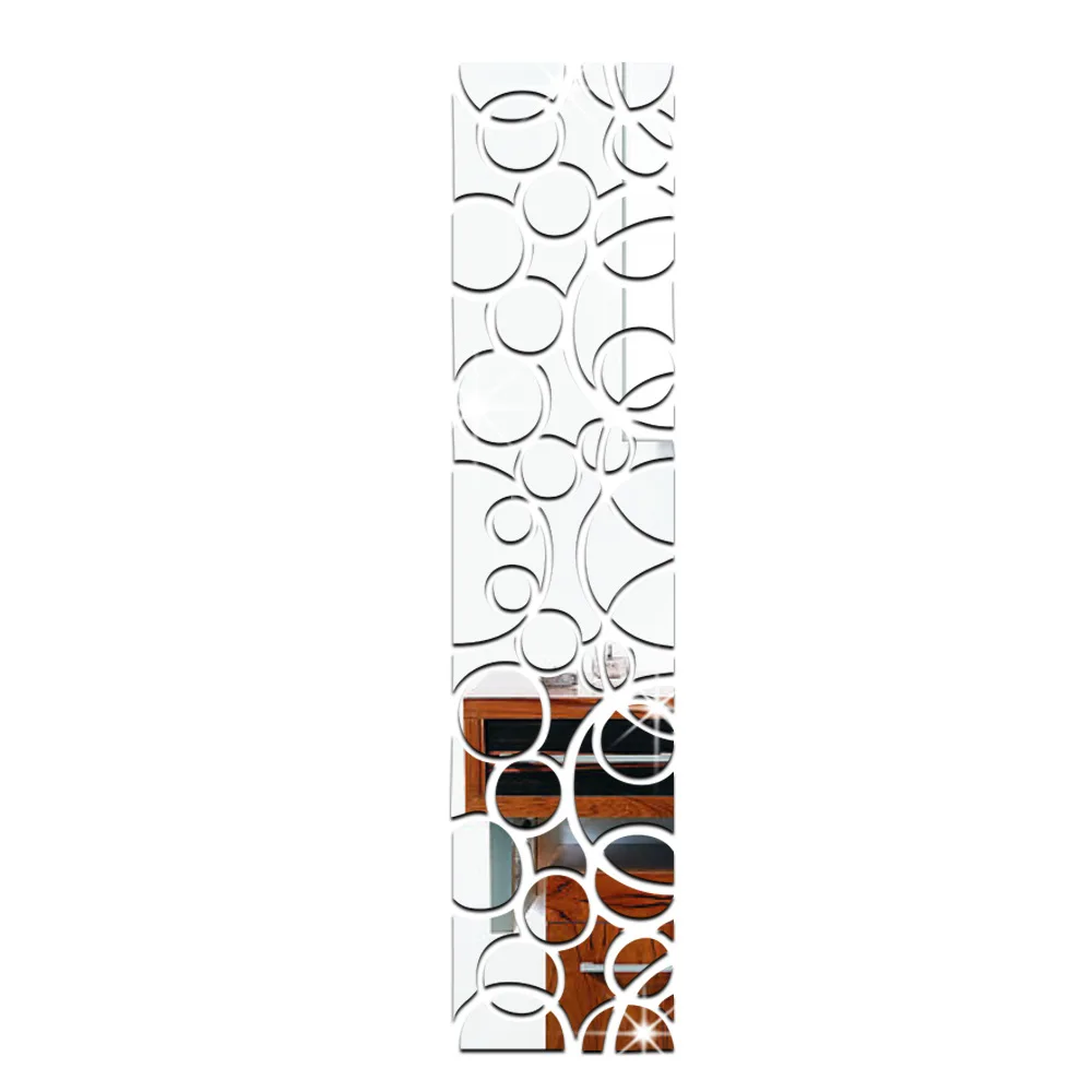 Акриловые зеркальные настенные наклейки для гостиной|adesivo parede|acrylic mirror wall stickermirror