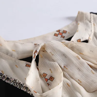 Женское элегантное платье с имитацией двух предметов контрастное Повседневное