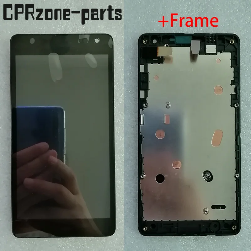 5 0 &quotчерный + рамка для Nokia Microsoft Lumia 535 ЖК дисплей с сенсорным экраном дигитайзер