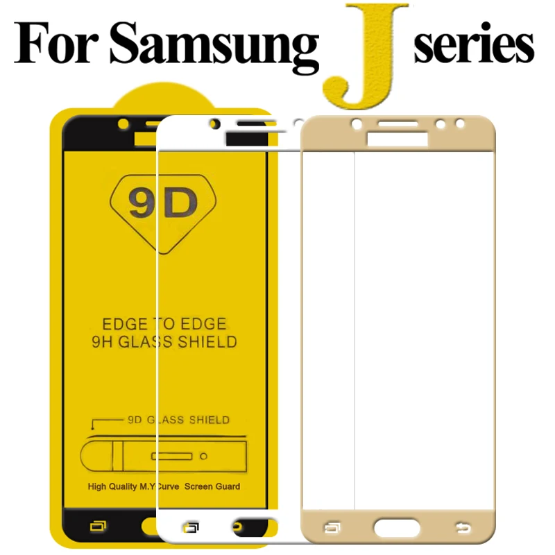 Baixin 9D закаленное стекло для samsung Galaxy J4 J6 J7 J8 защита экрана полное покрытие для Galaxy J2 Core Pro J7 Max Duo