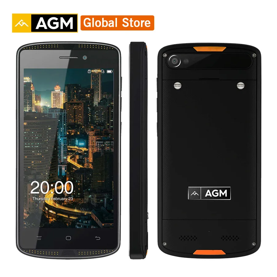 Оригинальный AGM X1 Мини IP68 Водонепроницаемый прочный мобильный телефон 5 0 &quotHD