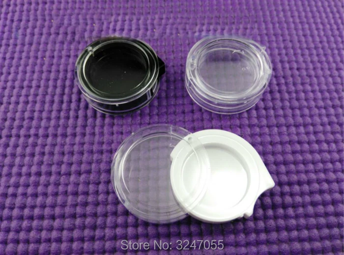 2G 100 шт./лот круглые пустые косметические Румяна компактные DIY пластиковый