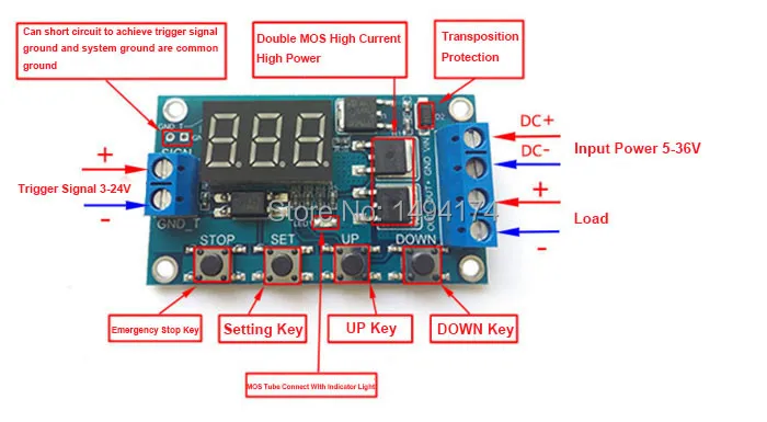 WQScosea Φ реле времени с задержкой фотолампа для замены 5 В 6 в 9 10 12 24 36 В|relay 5v|relay 6vrelay 5v