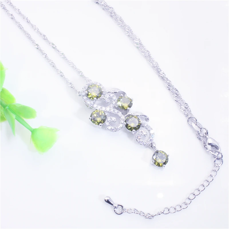 925silver Natural Blue Sterling Silver Jewelry Sets For Women Necklace Pendant Ring Earring Free Gift Box&ampFree | Украшения и