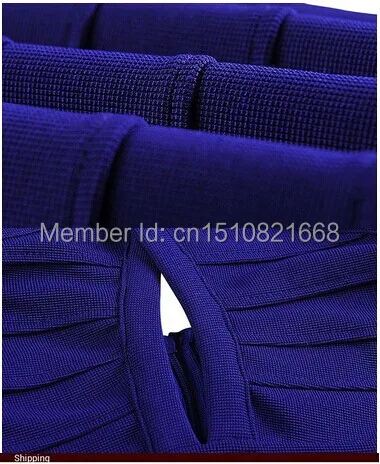 YRM4180 Cross-Stage Low V Nightclub Dress Women Halter Neck Sexy Bandage Ladies 2014 Sleeveless Package Hip | Женская одежда