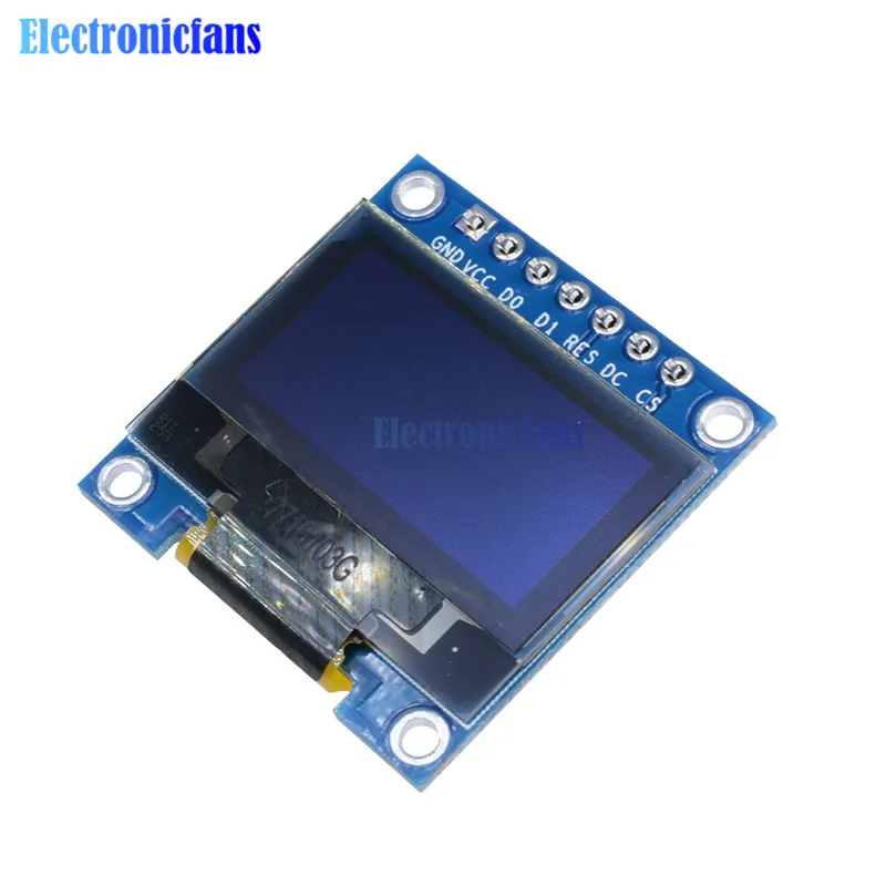 Синий 3 5 в 0 96 &quot0 дюйма O светодиодный модуль 128X64 ЖК дисплей для Arduino IIC I2C общаться