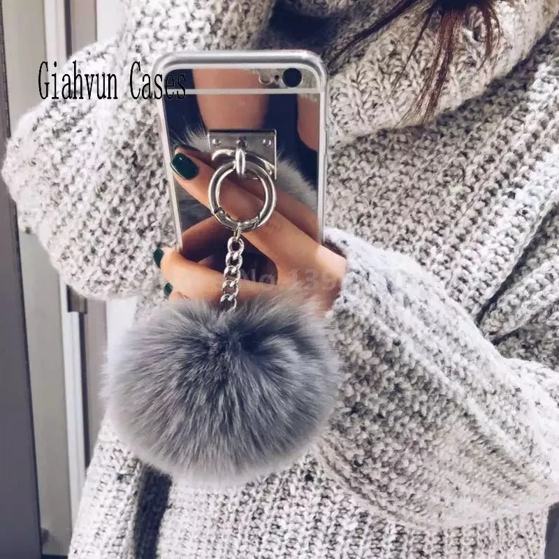 Золотой металлический веревочный зеркальный чехол для телефона Капа шарик из