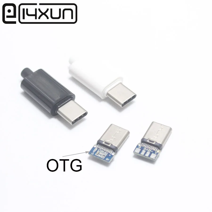 10 комплектов OTG или увеличенный ток USB 3 1 Тип C штекер сварного типа 4 в ремонт