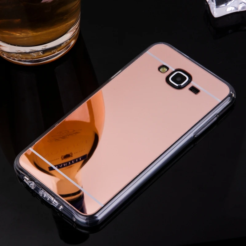 Чехол для телефона samsung Galaxy J7 зеркальный чехол мягкая Задняя накладка чехла из