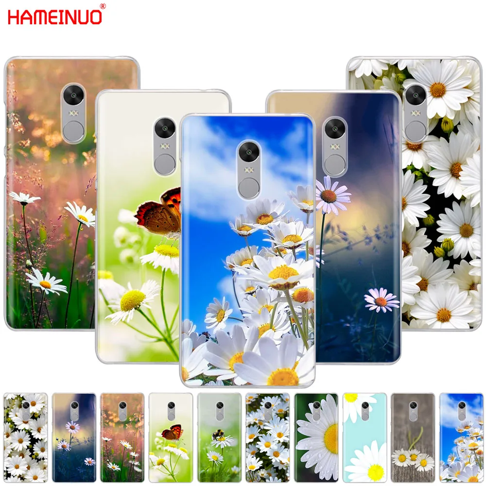 Чехол с изображением ромашек HAMEINUO чехол для телефона Xiaomi redmi 5 4 1 1s 2 3 3s pro PLUS note 4X 4A 5A