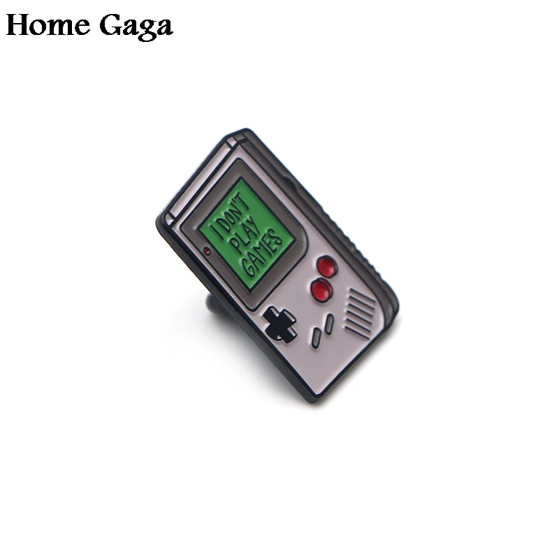 Homegaga Game boy advance металлическая цинковая эмалированная заколка трендовая медаль para
