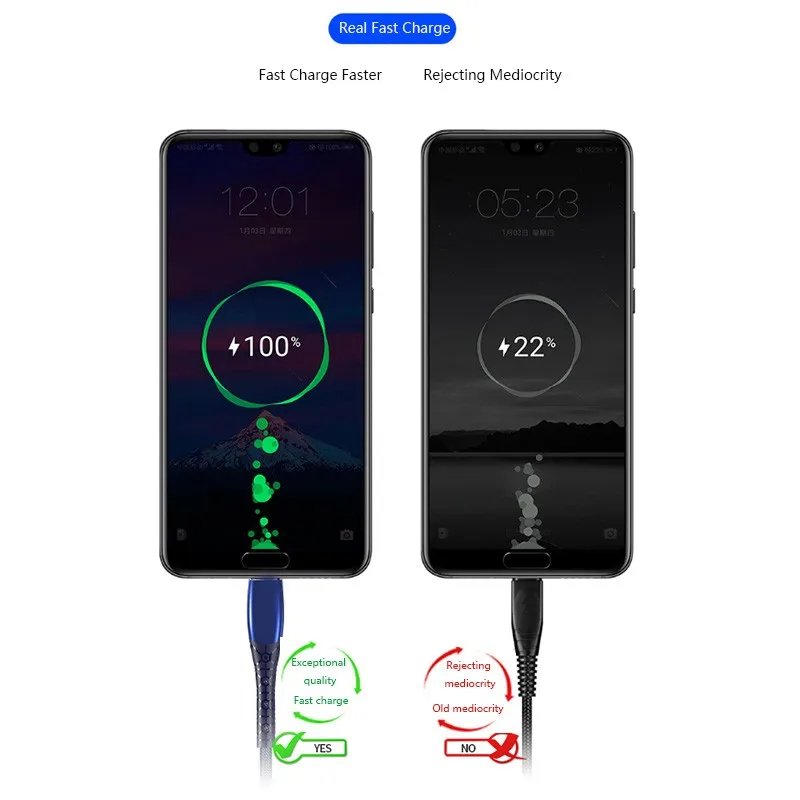 5А флэш USB Type C зарядный кабель для Huawei P30 Honor Xiaomi 9 Samsung S10 30 Mins полный супер быстрый