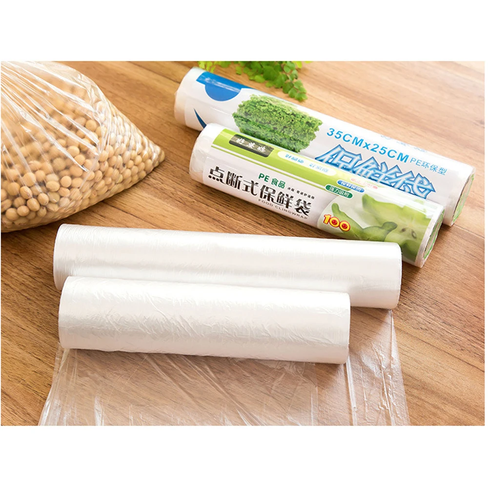 1 рулон сарановая упаковка для пищевых продуктов Вакуум прозрачный точка перерыв