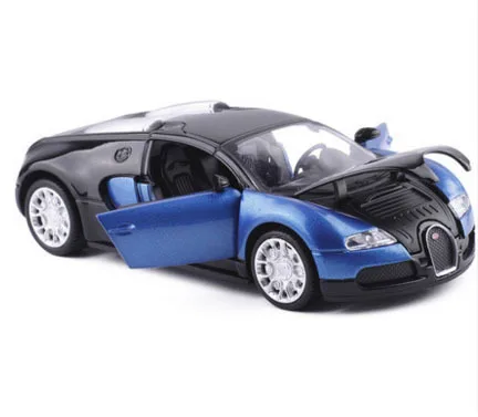 E Высокая симуляция 1:32 Bugatti Veyron гоночная модель автомобиля из сплава акустооптические транспортные средства модель автомобиля Классическая Детская игрушка Подарки - Цвет: E
