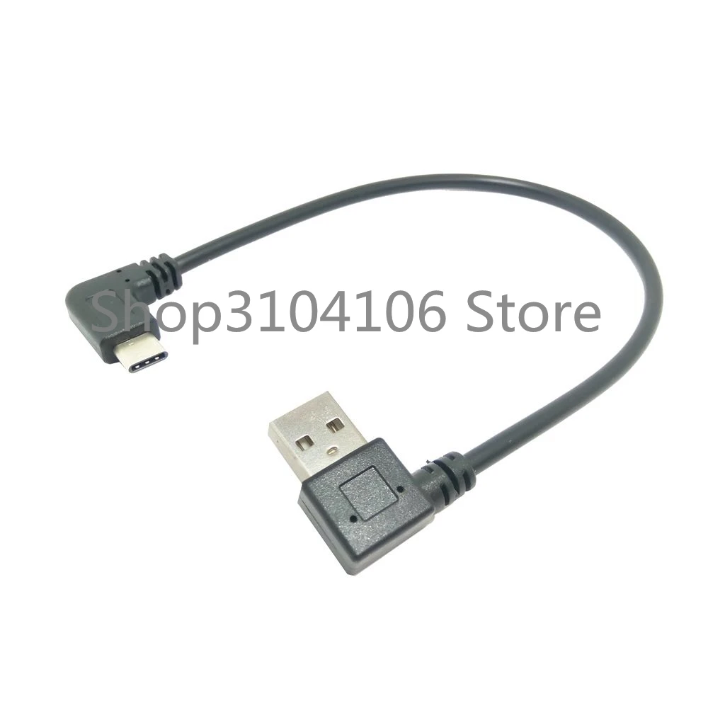USB 3.1 Type A 90 градусов левый и правый угол штекер к C синхронизация данных зарядный