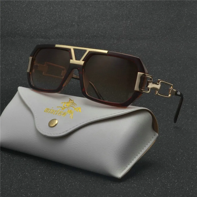 Солнцезащитные очки авиаторы MINCL/Square Pilot модные мужские солнцезащитные женские