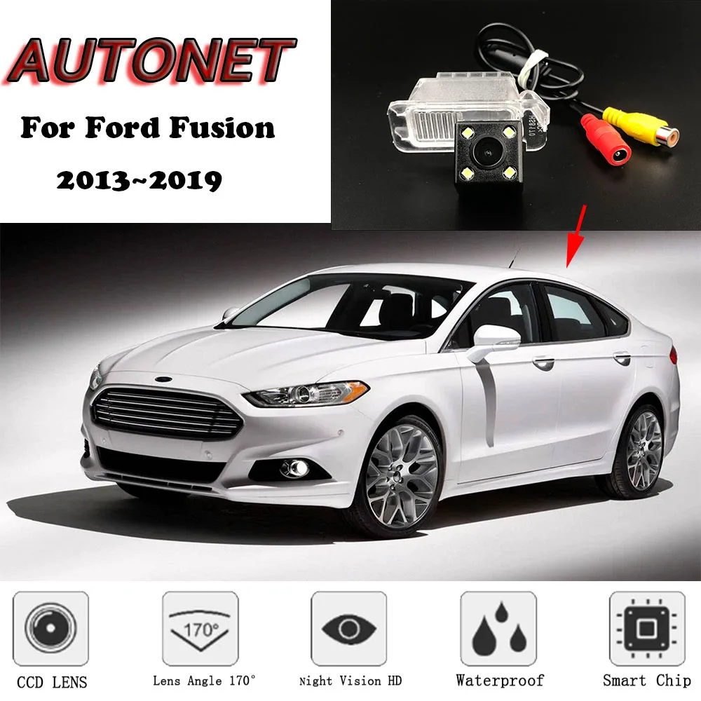Камера заднего вида AUTONET HD с ночным видением для Ford Fusion 2013 2014 2015 2016 2017 2018/камера или