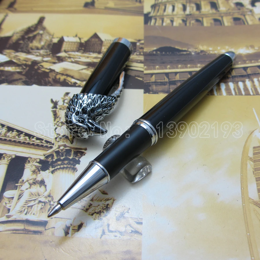 Promotion!!! Fuliwen pen Roller Ball Pen Brand good quality Black and American Bald Eagle Head Clip Red Fl1092411 | Канцтовары для