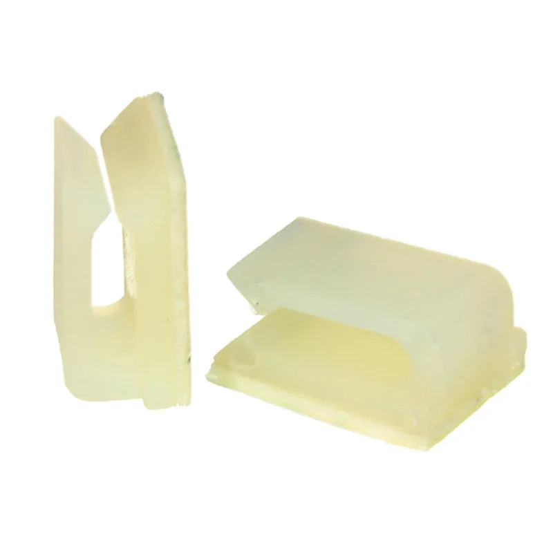 2017 зажим для электрического кабеля 100 шт белый пластиковый провод прямоугольный