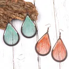 Крупные висячие серьги-капельки, ювелирные изделия для женщин, новые модные креативные красочные хлопковые серьги ручной работы для женщин, серьги в подарок