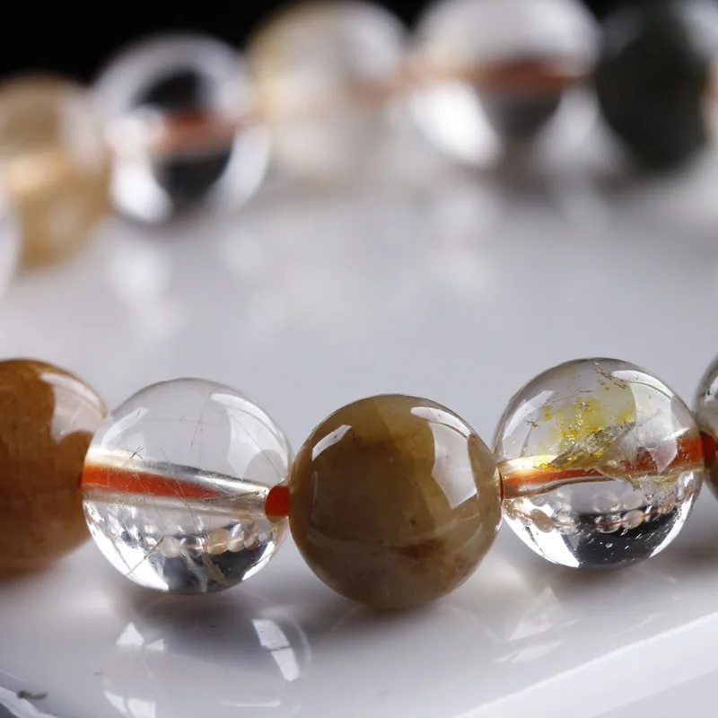 2017 рутилированные кварцевые браслеты для влюбленных и модные из натурального