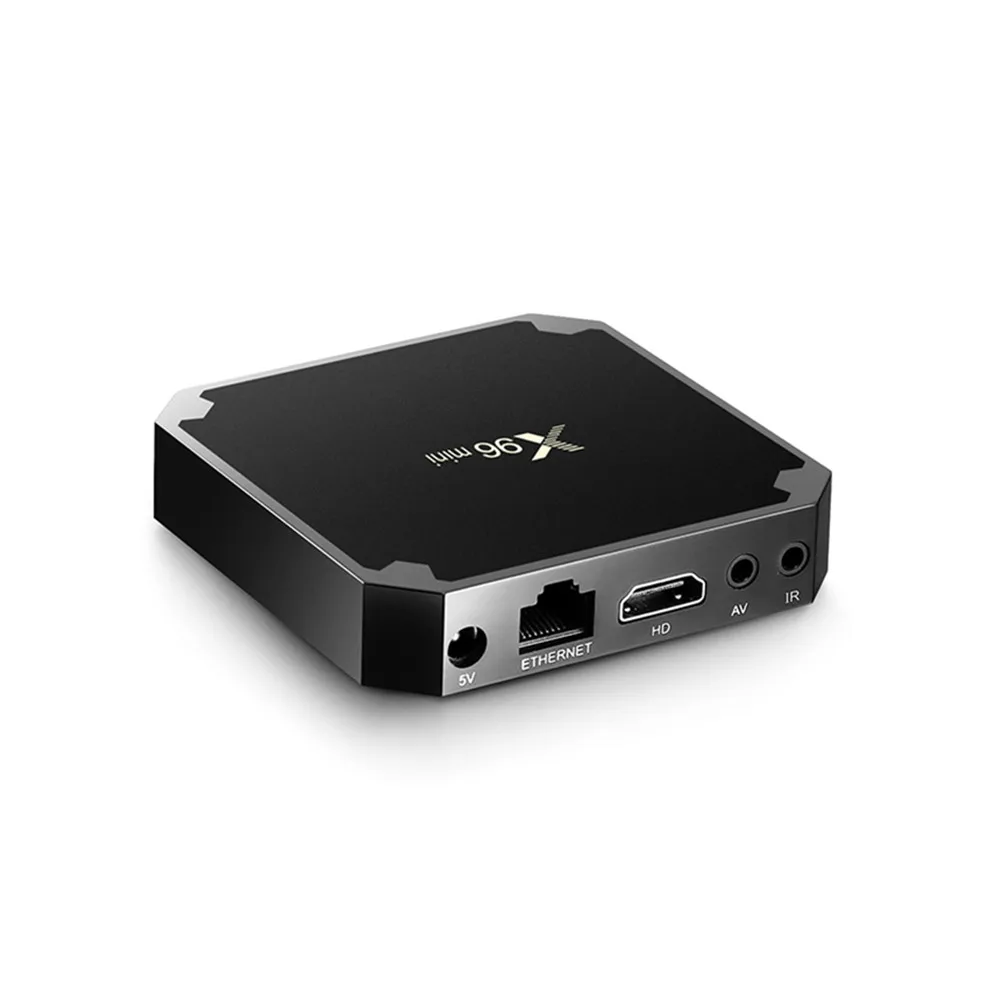 X96 Мини ТВ-бокс Android 7 1 OS Smart TV BOX 2 Гб 16 четырехъядерный процессор Amlogic S905W 4 ГГц WiFi