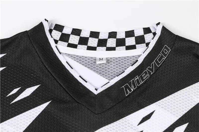 Фото Мужская одежда для езды на мотоцикле Ricing Downhill Jersey DH MTB BMX, одежда для горного велосипеда, мотокросса, топы, одежда Ropa Ciclismo №4