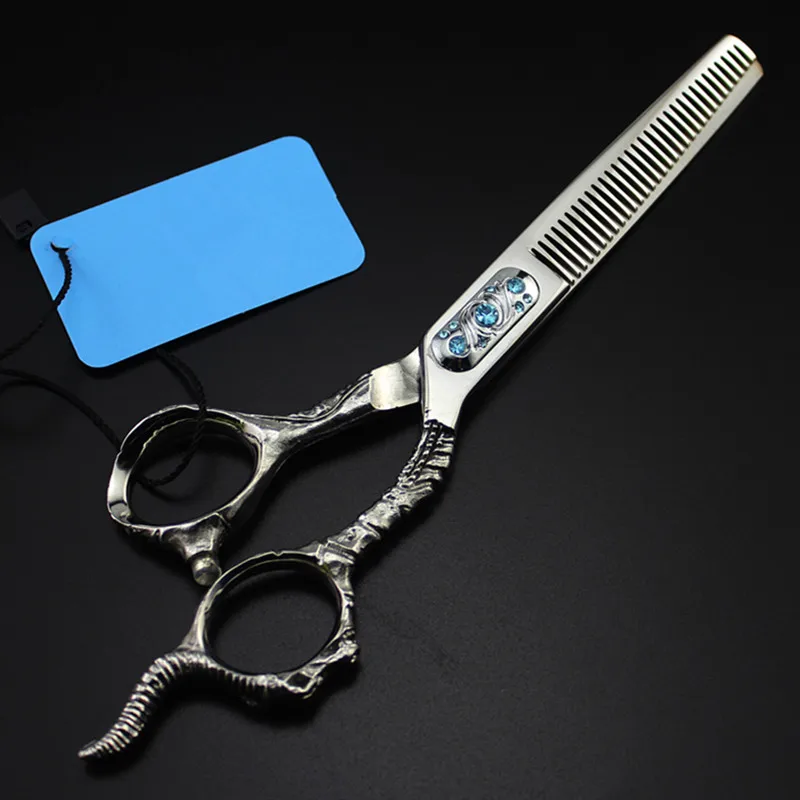 Professional japan 440c Sheepshead 6 inch hair scissors cutting barber makas salon thinning shears hairdressing | Красота и здоровье