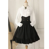 gothic high waist womens skirt retro style short skirt plus size midi skirt custom tailored