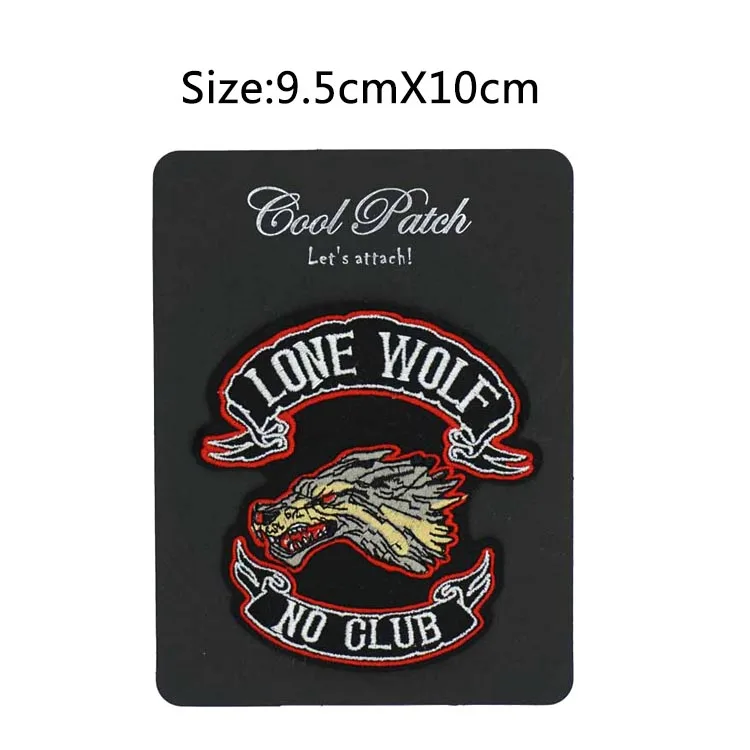 4," Кафе RACER ROCKERS FOREVER LONE WOLF NO CLUB 1% ER HOG OUTLAW Байкерская нашивка на жилет футболка мотив аппликация бейдж куртка шапки