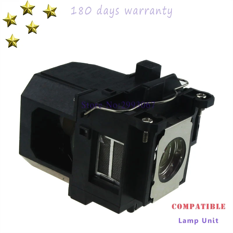 ELPL57 V13H010L57 Замена лампы проектора с клеткой для Epson EB-440W EB-450W EB-450Wi EB-455Wi EB-460