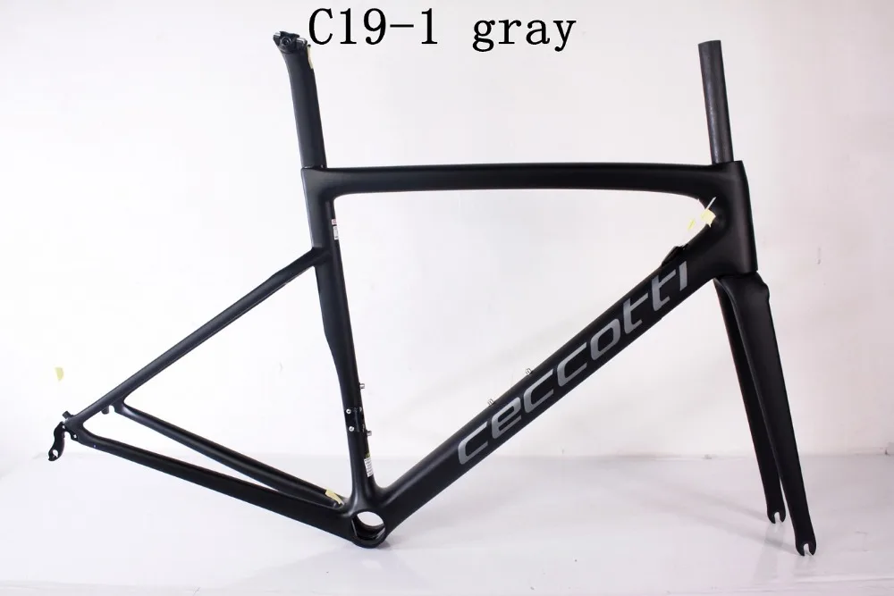 Dc019 ceccotti карбоновая рама для дорожного велосипеда Toray PF30/BB30/BSA рама+ вилка+ подседельный штырь+ зажим+ гарнитура