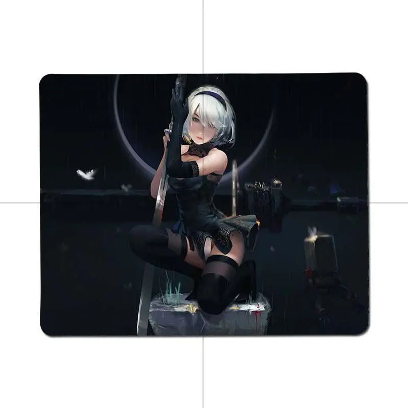 MaiYaCa NieR Automata YoRHa Противоскользящий прочный резиновый коврик для мыши Dota2 CS игровой