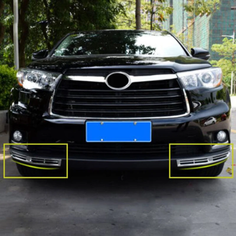 Аксессуары подходят для TOYOTA HIGHLANDER KLUGER 2014 2015 бампер угловой противотуманный
