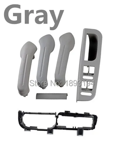 6 шт. серая крышка для дверной ручки JETTA GOLF MK4 1999 2004|door grab handle|grab handleshandle trim |