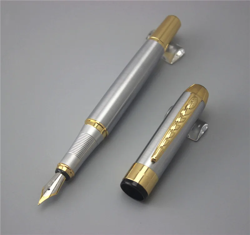 

Ручка перьевая JINHAO 250 серебристая, высококачественные ручки, деловой подарок, школьные и офисные принадлежности
