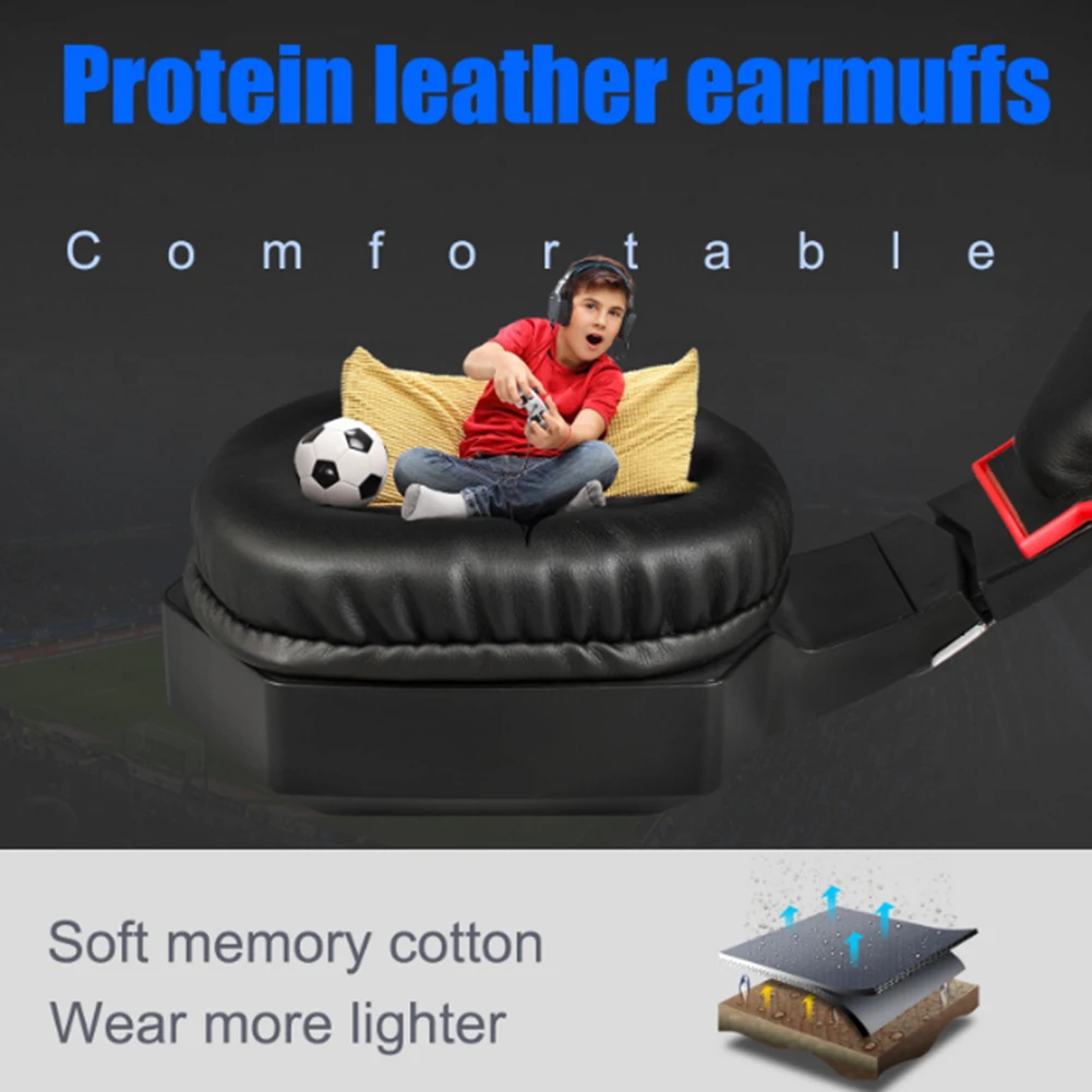 Проводная игровая гарнитура PC для PS4 со светлым микрофоном стерео наушники