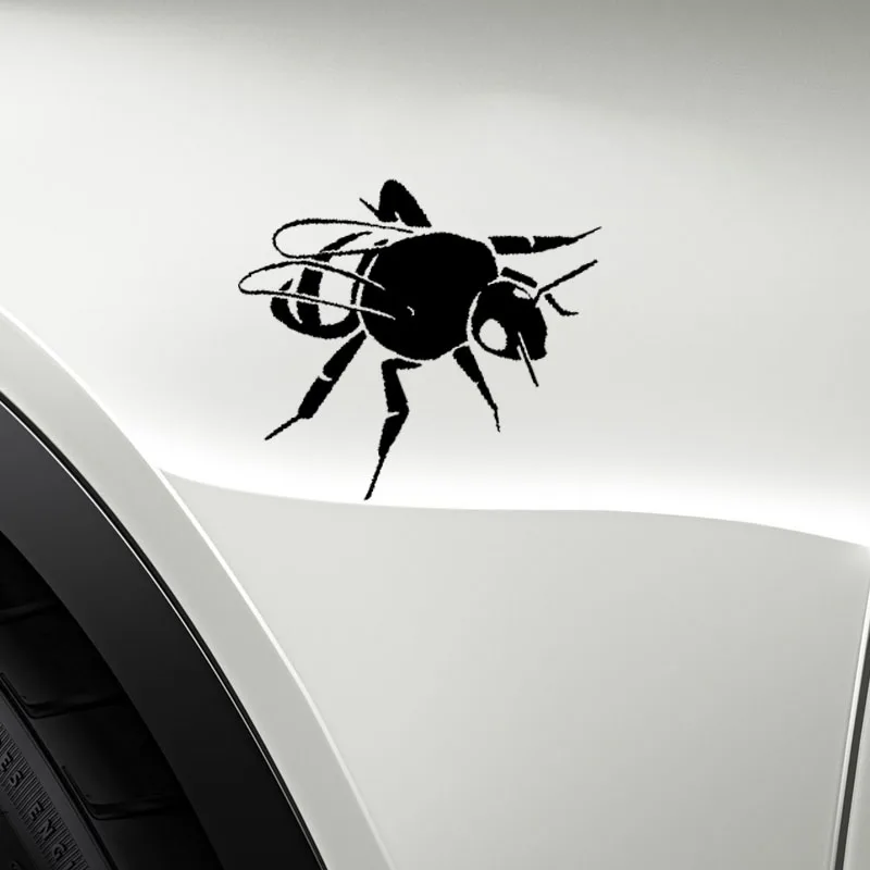 YJZT 17 5 см * 12 8 Виниловая наклейка на автомобиль с изображением насекомых меда